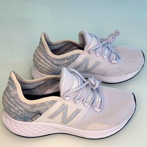 New Balance Women's White and Gray Sneakers